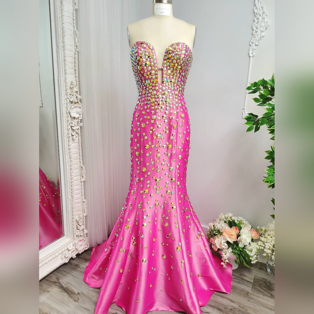 Jovani Pink Gown Dress